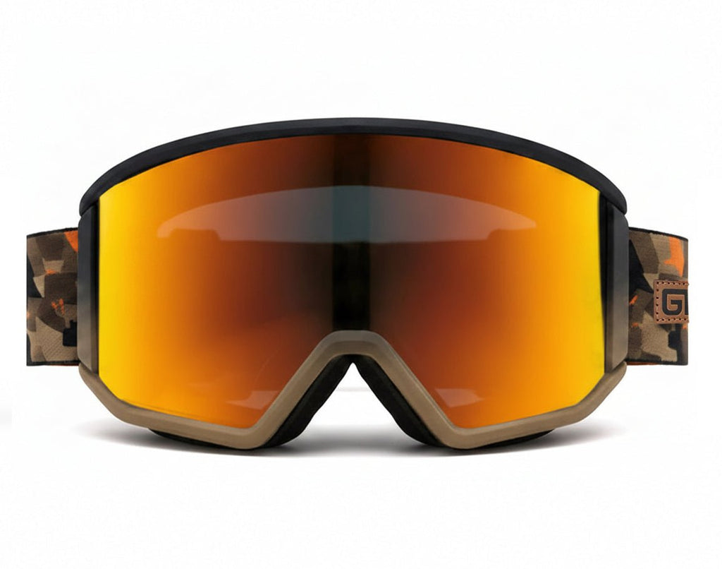 Backcountry Pro Gabe Taylor Series snow goggles by MHD with orange lens