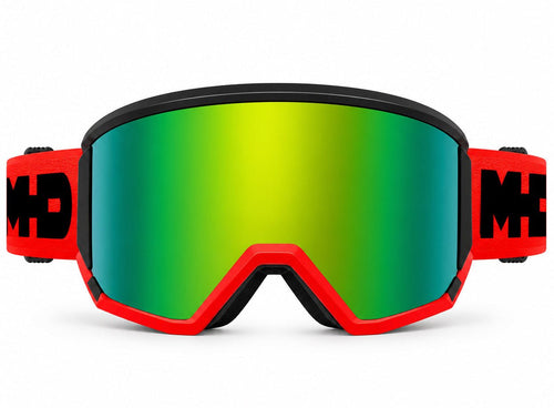 Basix Snow Goggles with blue green ion lens by MHD