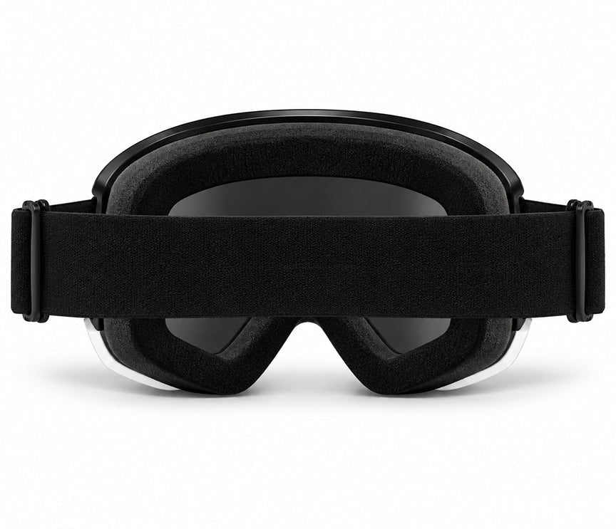 Basix Snow Goggles with black smoke lens by MHD back