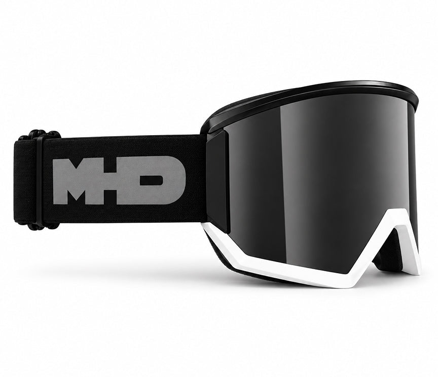 Basix Snow Goggles with black smoke lens by MHD side view
