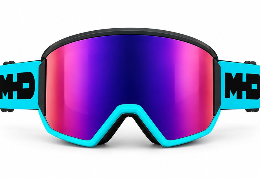 Basix Snow Goggles with purple ion lens by MHD