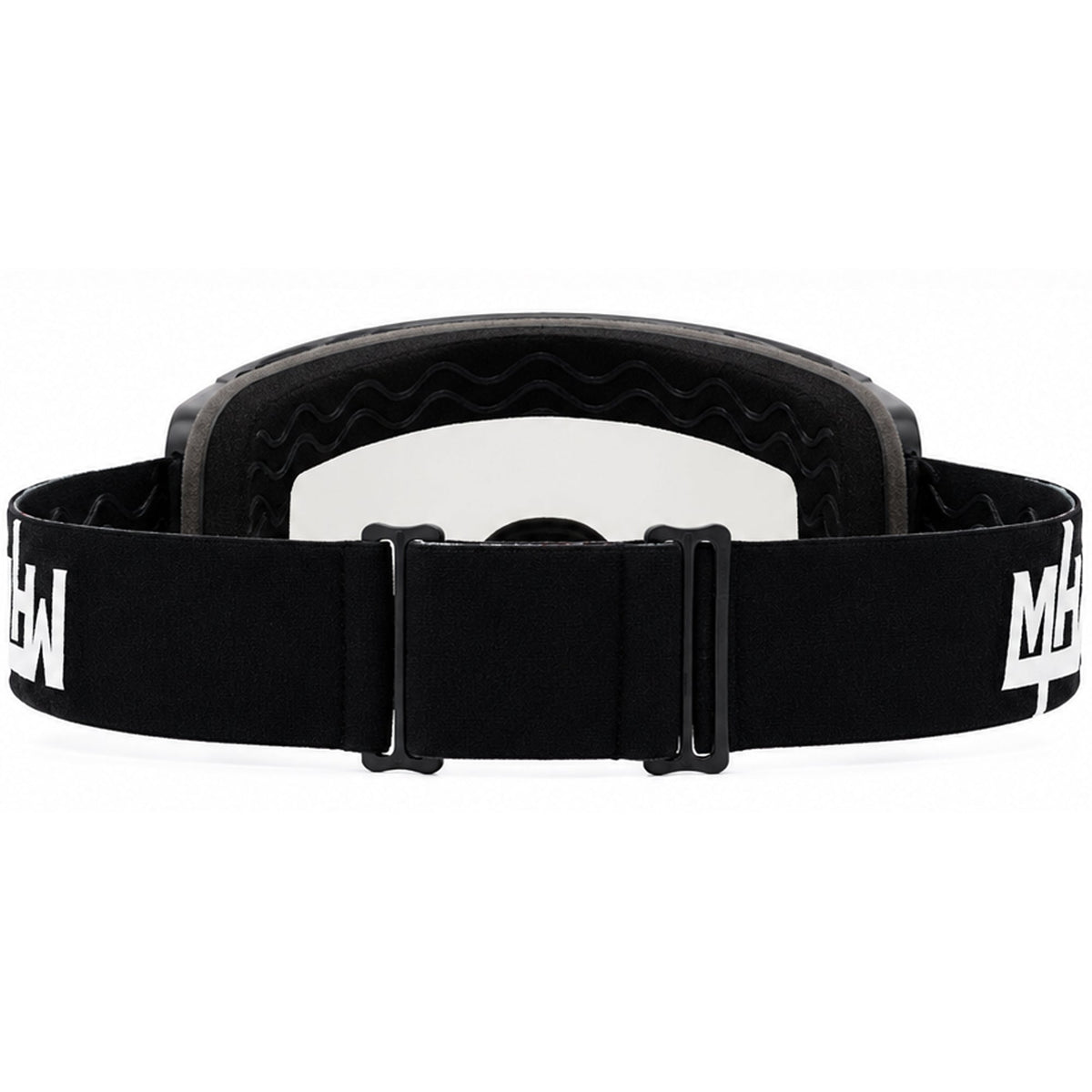 Blacked Out snow goggles by MHD with silicone-backed strap