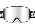Blacked Out snow goggles by MHD with mirror magnetic lens