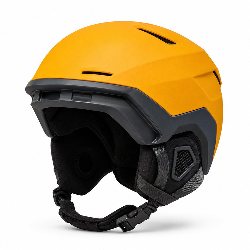 MHD EVOL yellow snow helmet without magnetic goggles attached