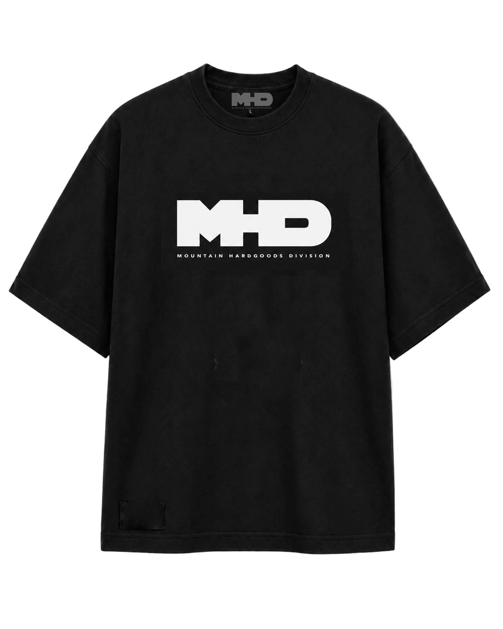 Classic snowboard t-shirt by MHD in black with MHD logo