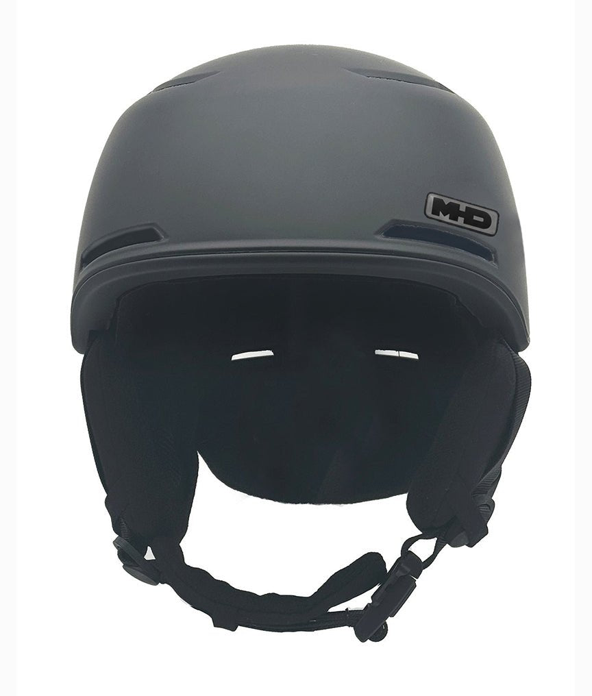 OG Skully snowboard helmet by MHD in grey, front view