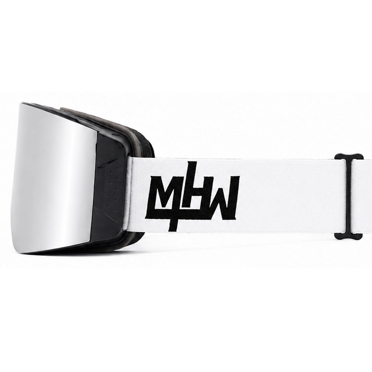 Side view of Snow Blind  snow goggles by MHD with locking lens system